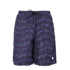 MARCELO BURLON Men's Printed Swim Shorts Men BLUE Beachwear